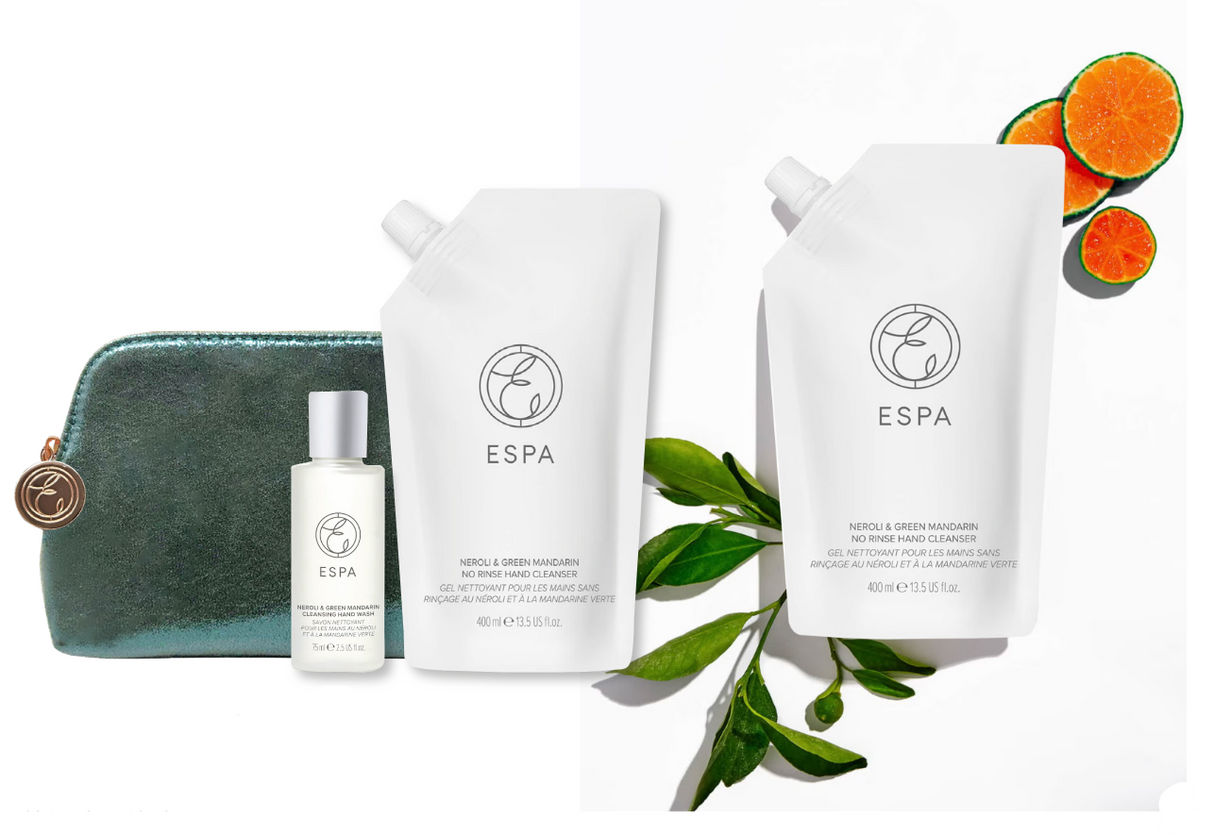 ESPA Neroli and Green Mandarin Hand Cleansing Gift Set
