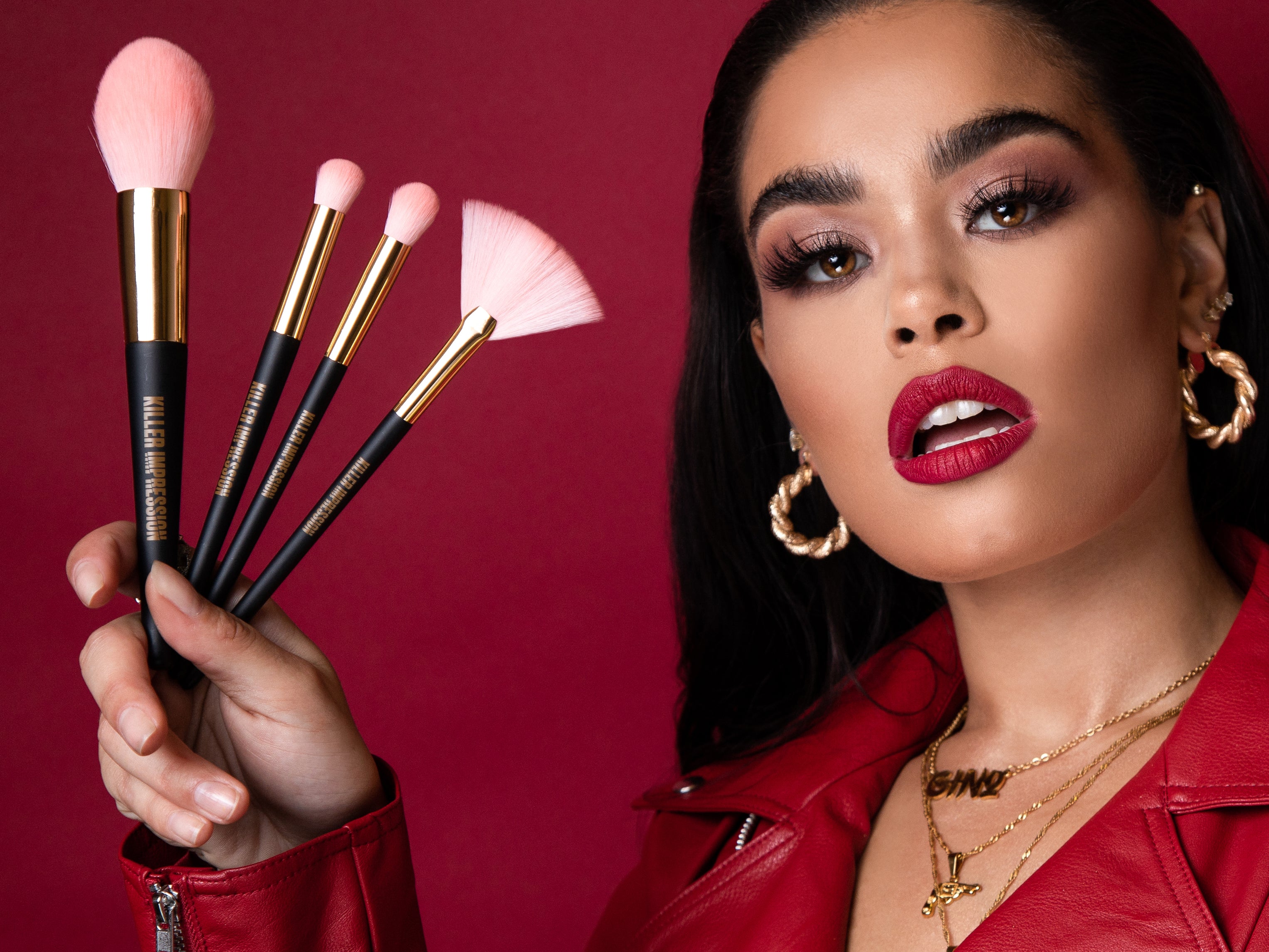 Contour Buffer & Glow Essential Makeup Brushes Set