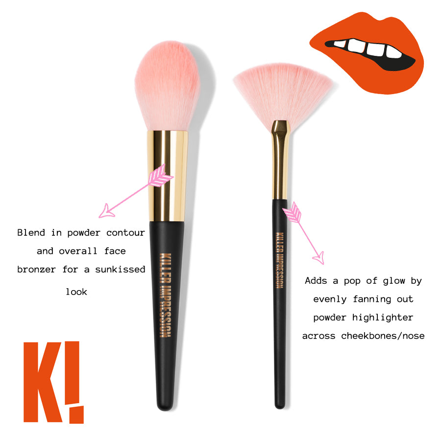 Bundle: Essential Makeup Brushes Full Set & Makeup Brush Cleanser