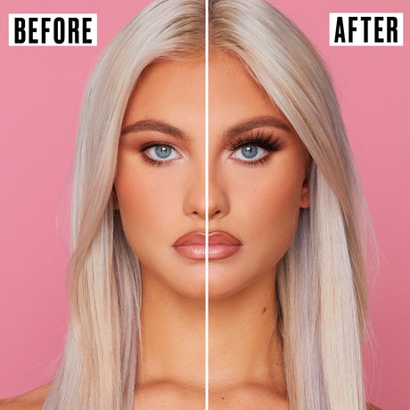 Killer Impression - Drama Queen - 3D False Eyelashes before and after