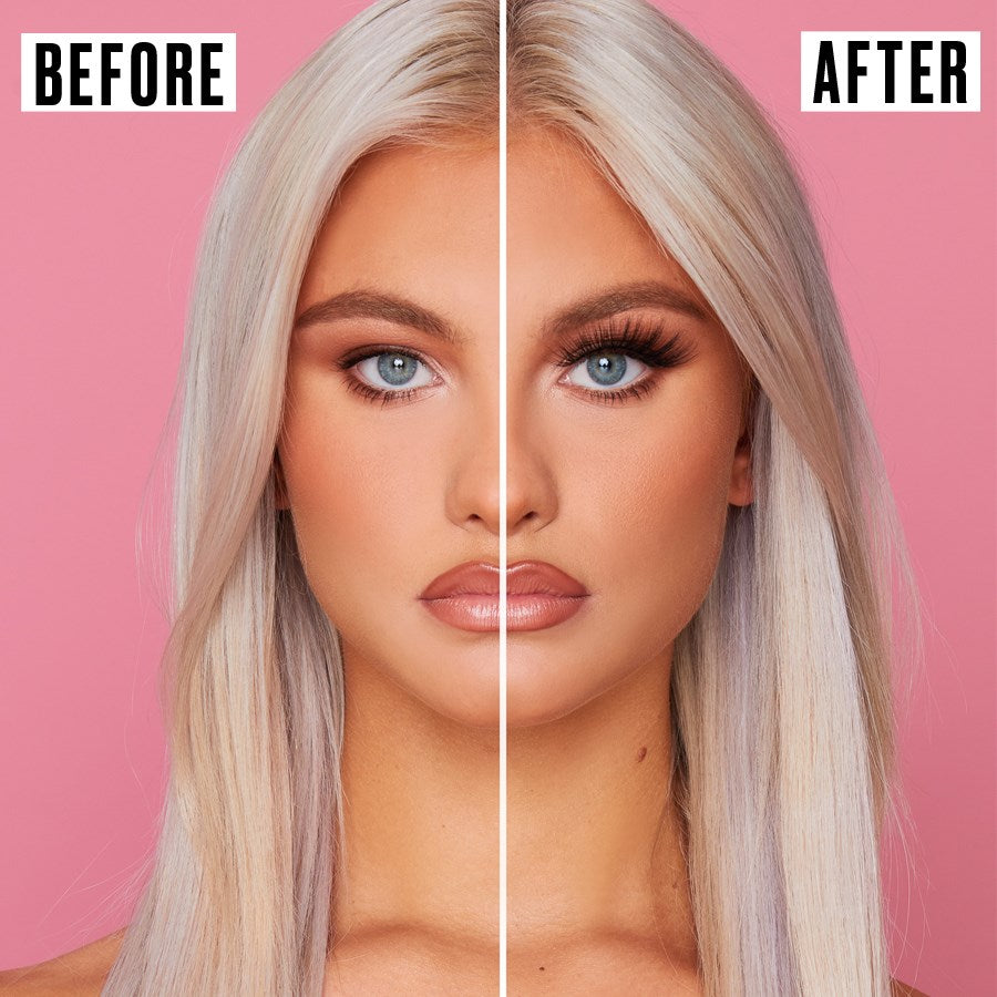 Killer Impression - Drama Queen - 3D False Eyelashes before and after