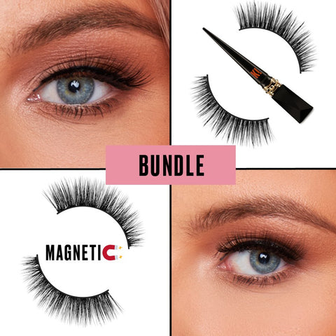 Naturals Bundle: Cute But Psycho & Don't Kill My Vibe - Magnetic Eyelashes & Eyeliner