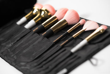 Makeup Velvet Brush Roll Pouch