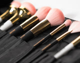 Makeup Velvet Brush Roll Pouch