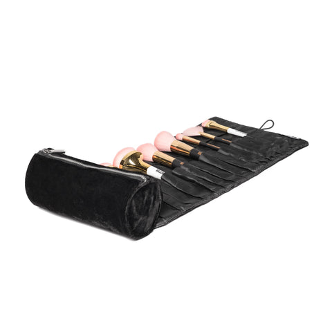 Makeup Velvet Brush Roll Pouch